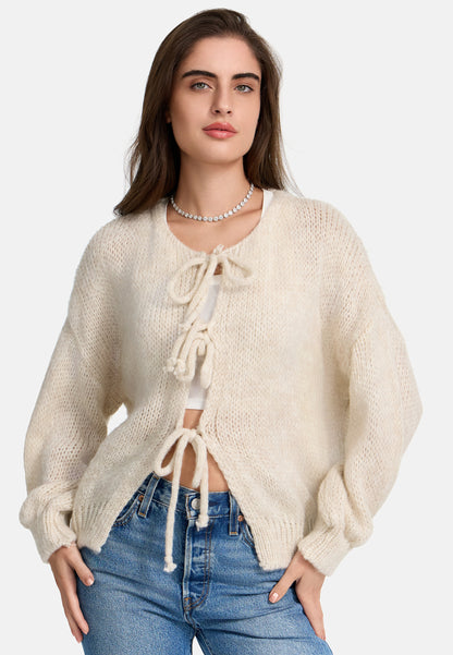 CARDIGAN MIT SCHLEIFE