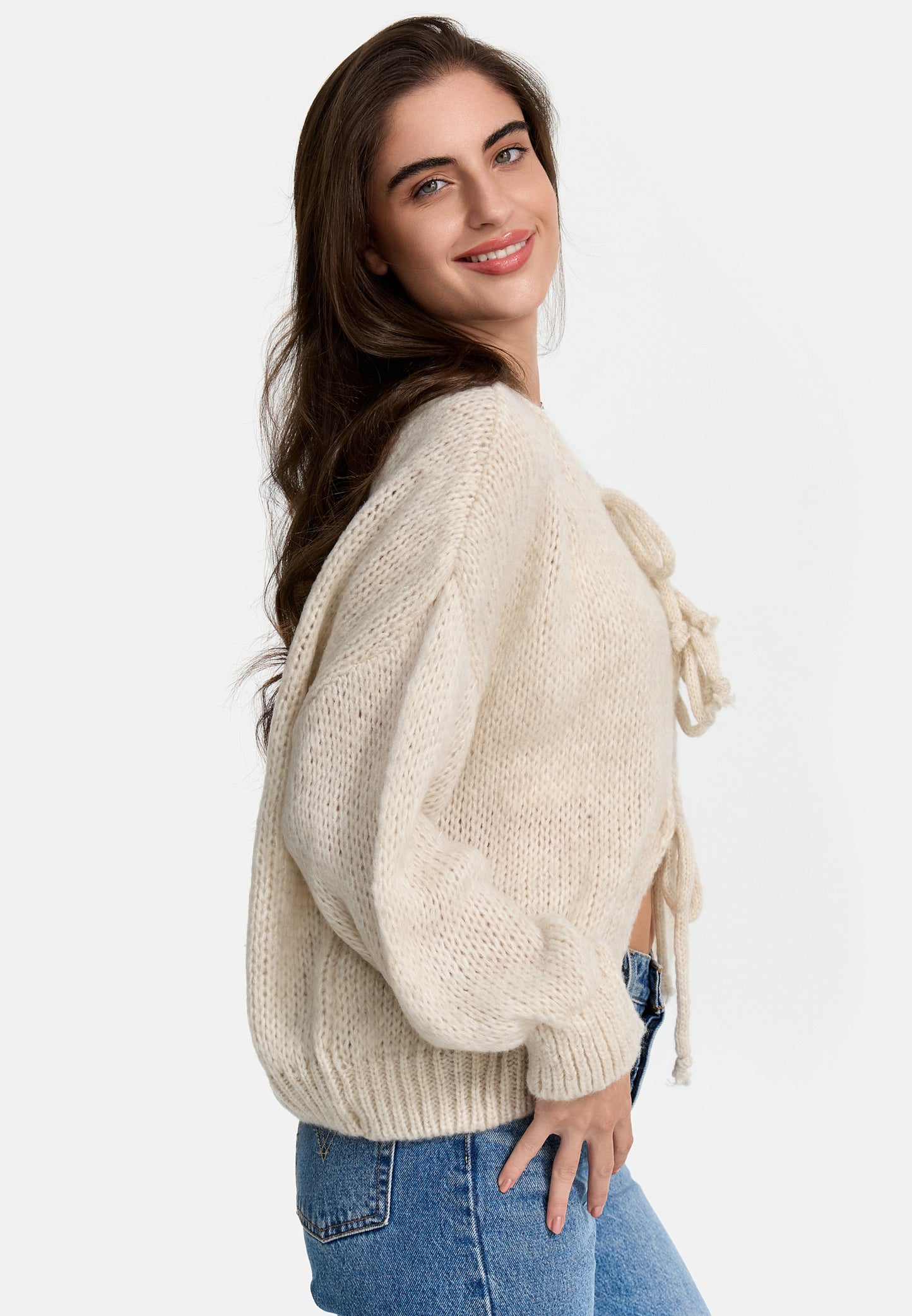 CARDIGAN MIT SCHLEIFE