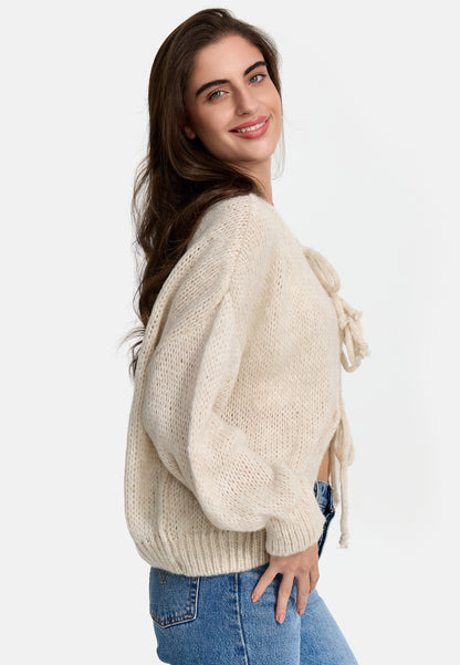 CARDIGAN MIT SCHLEIFE