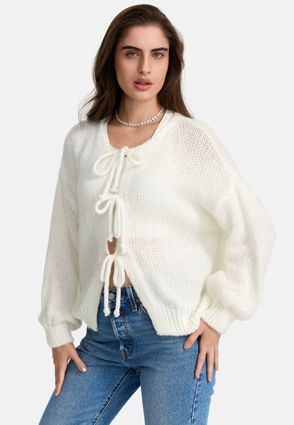 CARDIGAN MIT SCHLEIFE