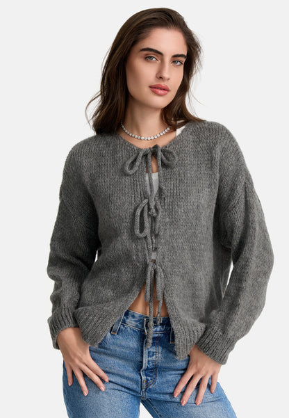 CARDIGAN MIT SCHLEIFE