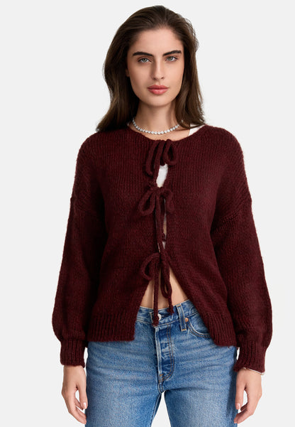 CARDIGAN MIT SCHLEIFE